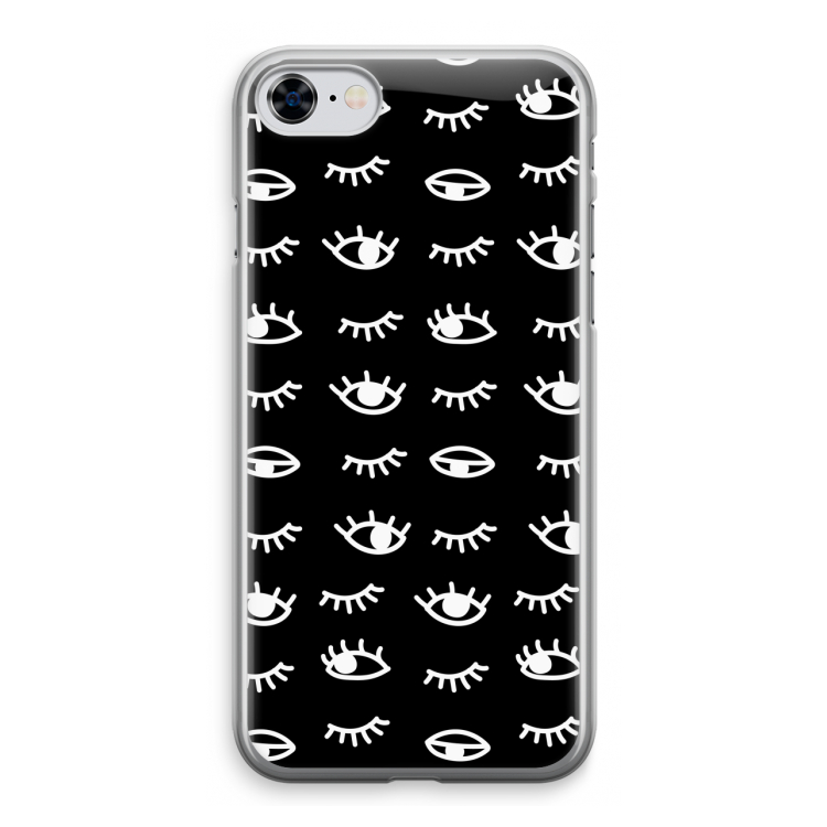 Eye pattern #3: iPhone 8 Transparant Hoesje