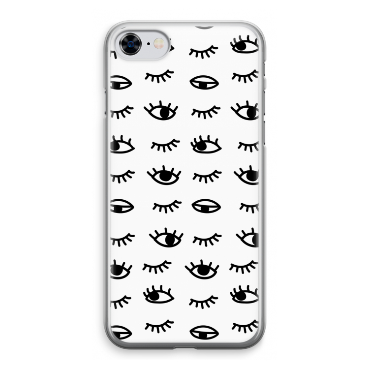 Eye pattern #2: iPhone 8 Transparant Hoesje