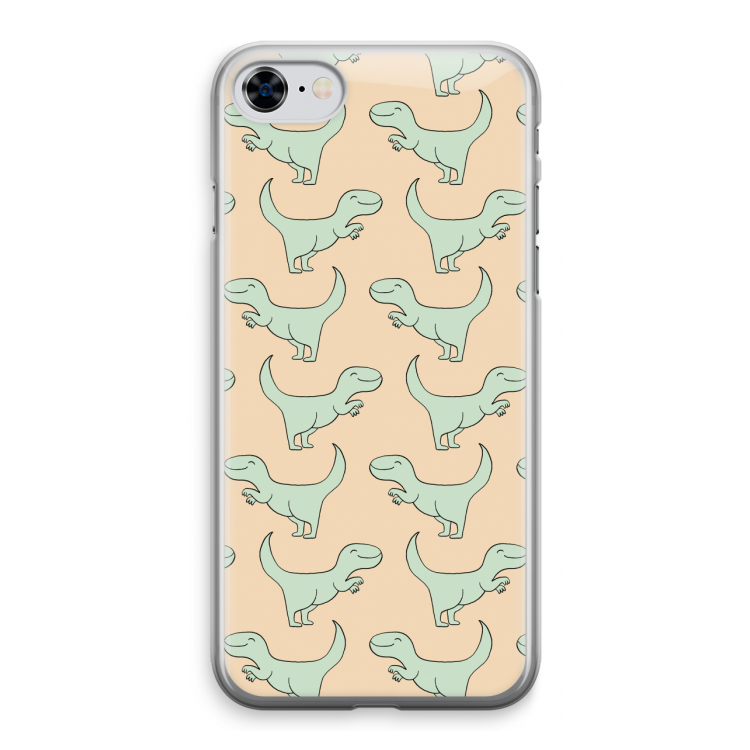 Dinos: iPhone 8 Transparant Hoesje