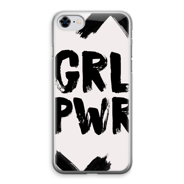 Girl Power #2: iPhone 8 Transparant Hoesje