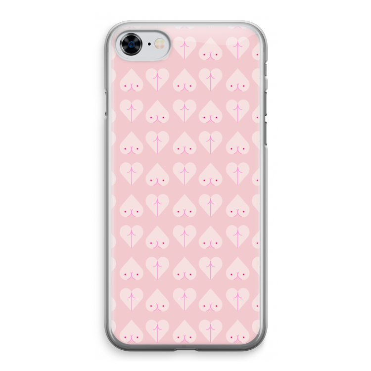 Ass 'n Titties: iPhone 8 Transparant Hoesje