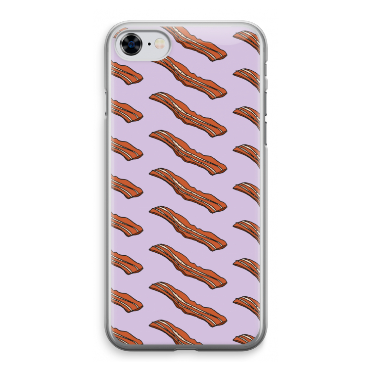 Bacon to my eggs #2: iPhone 8 Transparant Hoesje