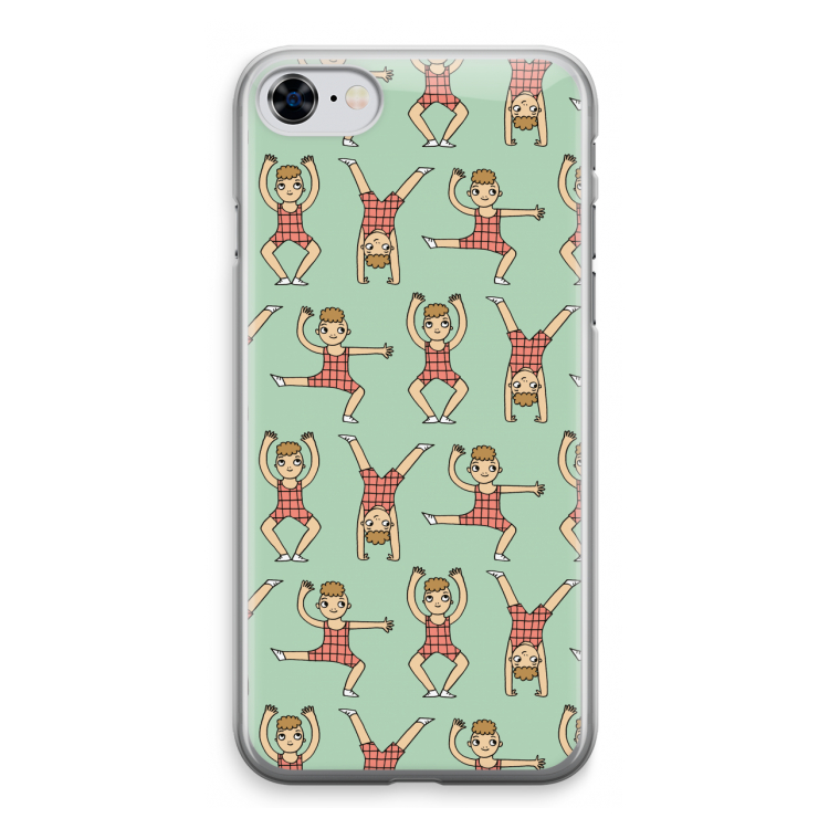 Gymboys: iPhone 8 Transparant Hoesje