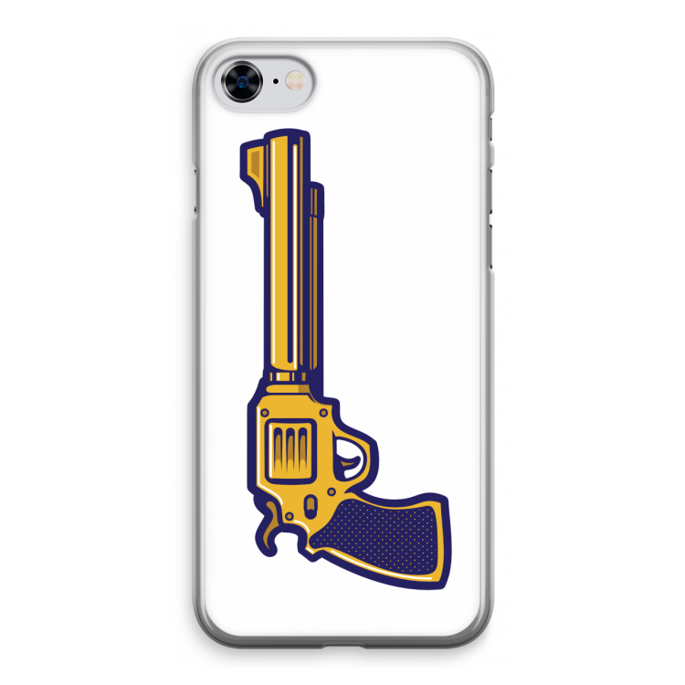 Pew Pew Pew: iPhone 8 Transparant Hoesje