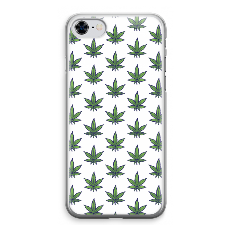 Weed: iPhone 8 Transparant Hoesje