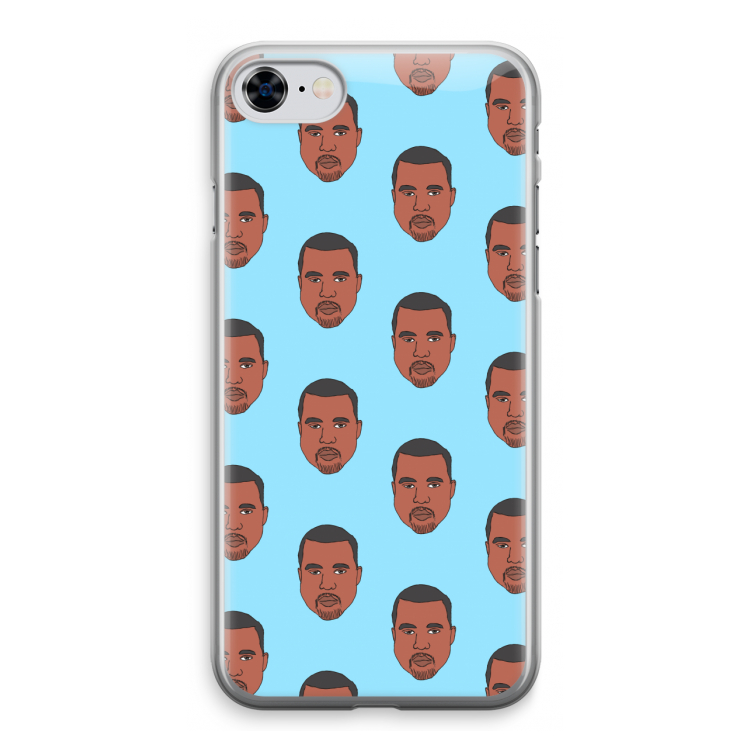Kanye Call Me?: iPhone 8 Transparant Hoesje