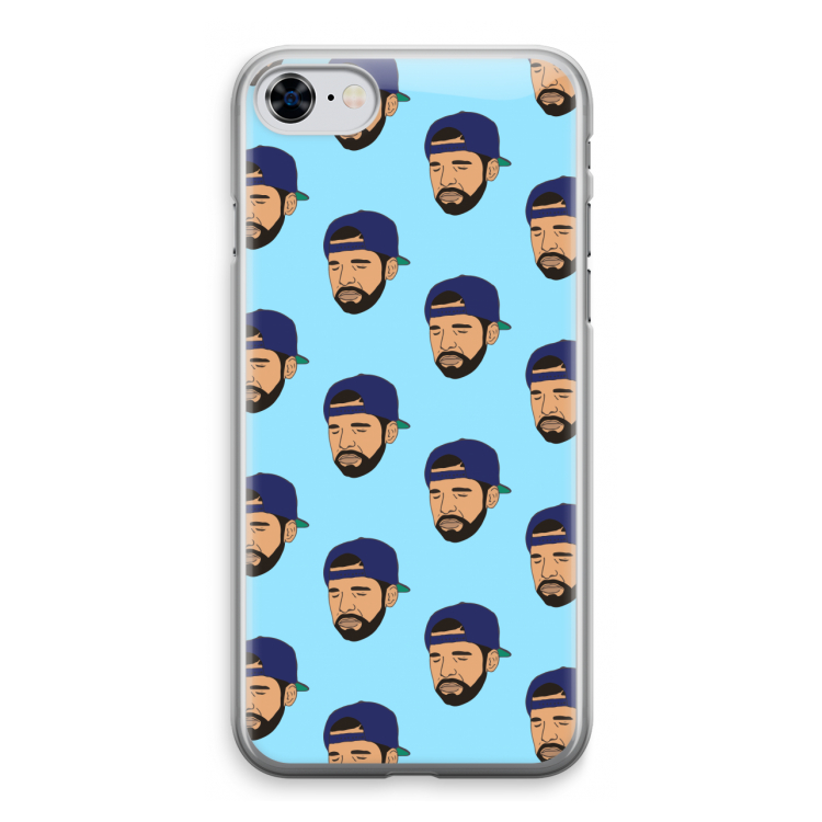 Drake Away: iPhone 8 Transparant Hoesje