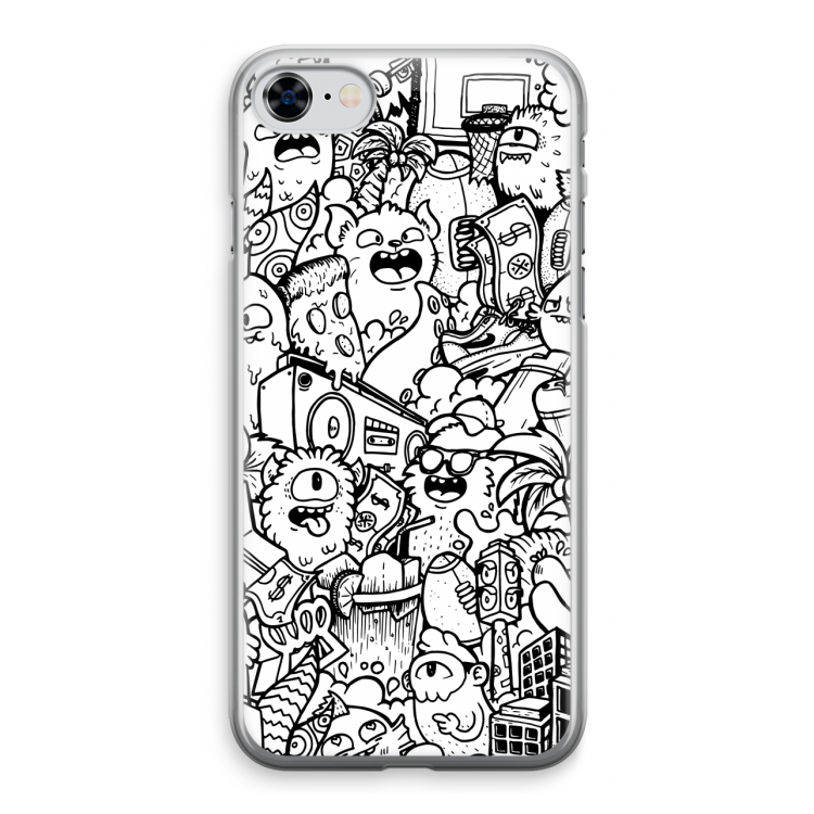 Vexx City #2: iPhone 8 Transparant Hoesje