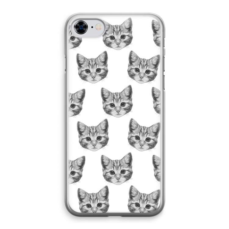Kitten: iPhone 8 Transparant Hoesje