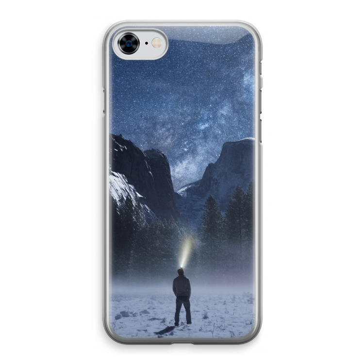 Wanderlust: iPhone 8 Transparant Hoesje