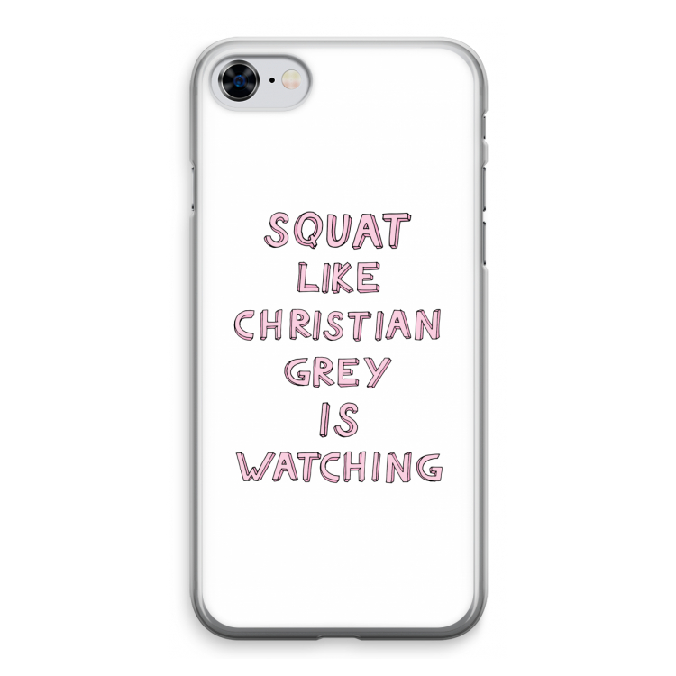 Christian Grey: iPhone 8 Transparant Hoesje
