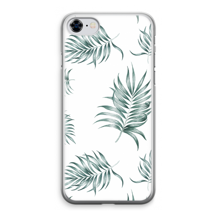Simple leaves: iPhone 8 Transparant Hoesje