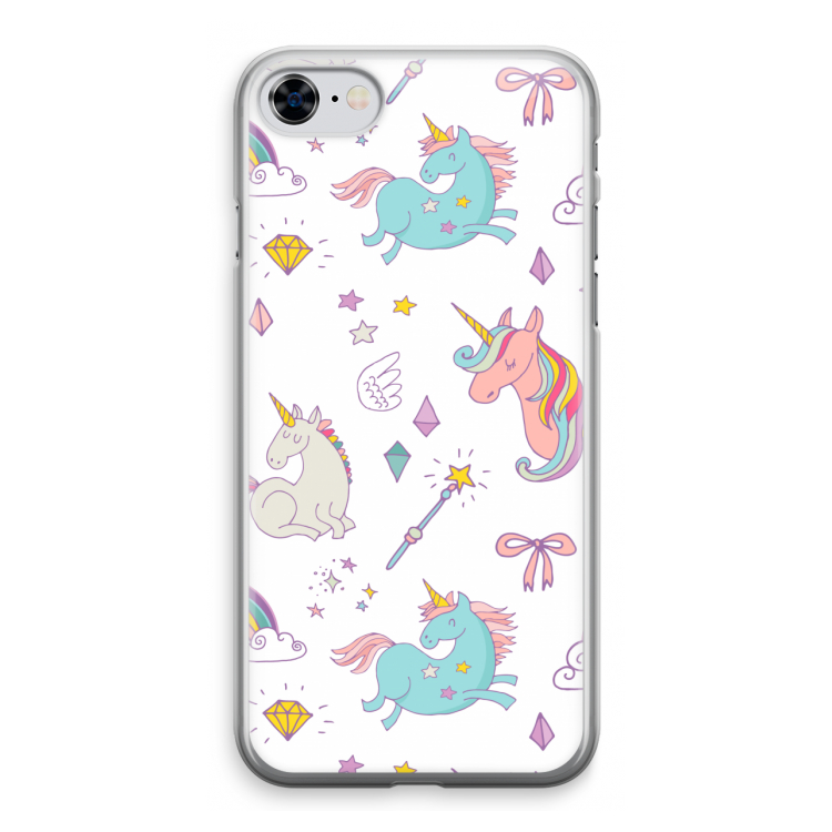 Fantasiewereld: iPhone 8 Transparant Hoesje