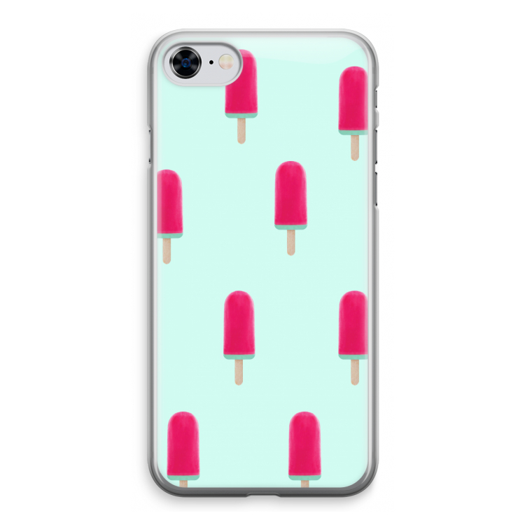 Waterijsje: iPhone 8 Transparant Hoesje