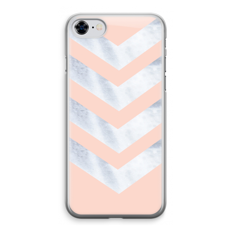 Marmeren pijlen: iPhone 8 Transparant Hoesje