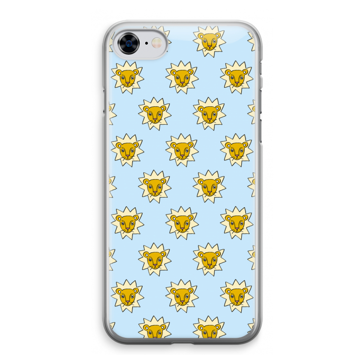 Leeuwenkoppen: iPhone 8 Transparant Hoesje