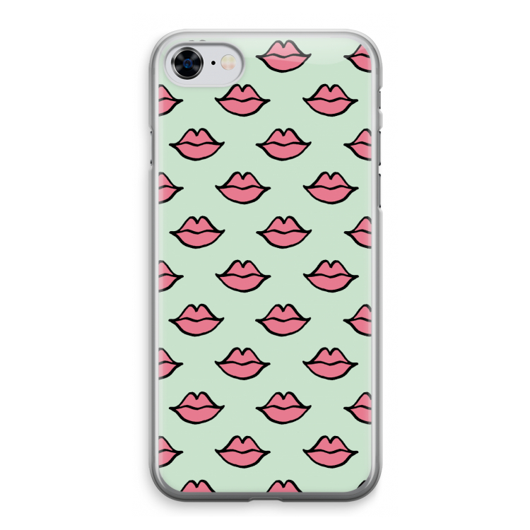 Lipjes: iPhone 8 Transparant Hoesje