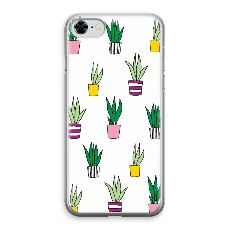 Sanseveria: iPhone 8 Transparant Hoesje