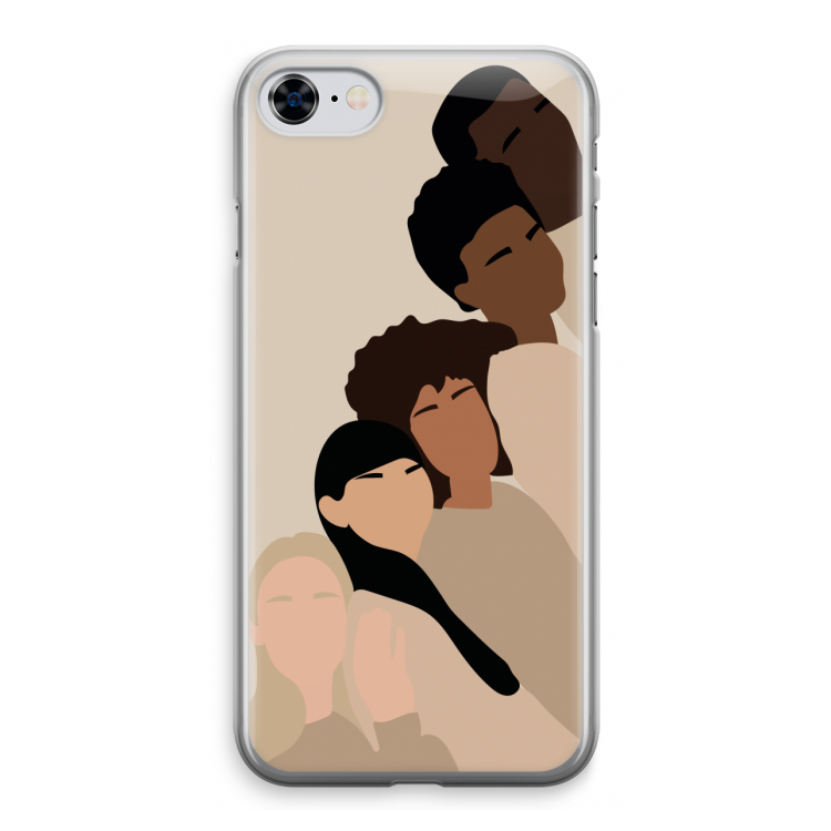 Sweet creatures: iPhone 8 Transparant Hoesje