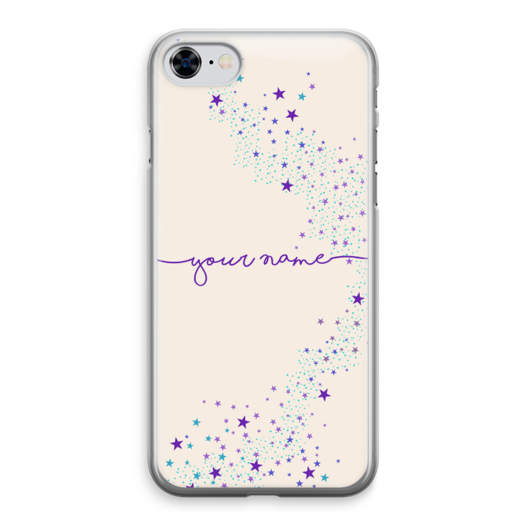 Sterren: iPhone 8 Transparant Hoesje