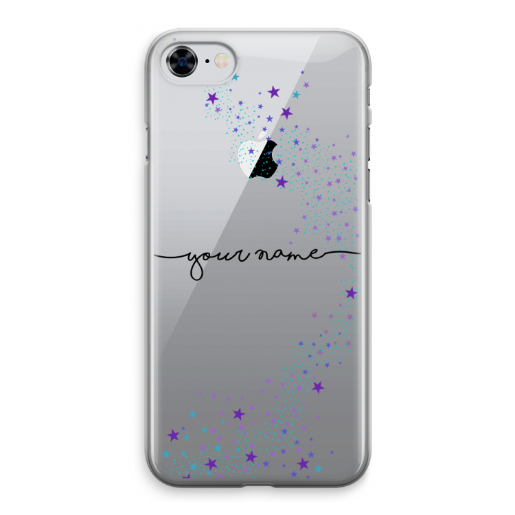 Sterren: iPhone 8 Transparant Hoesje
