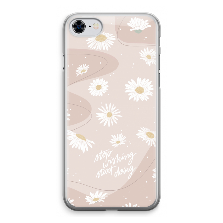 Daydreaming becomes reality: iPhone 8 Transparant Hoesje