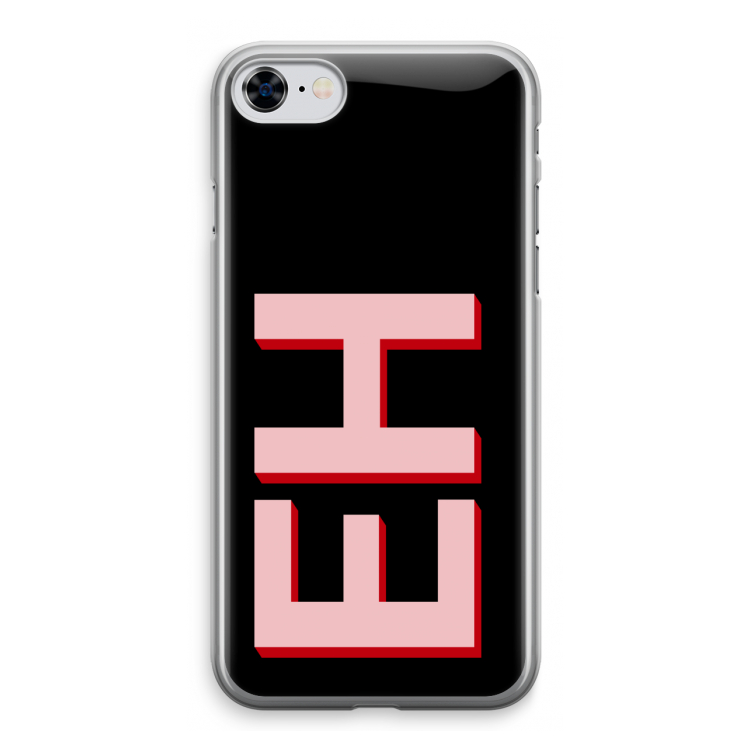 Monogram: iPhone 8 Transparant Hoesje