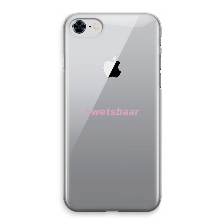 kwetsbaar: iPhone 8 Transparant Hoesje