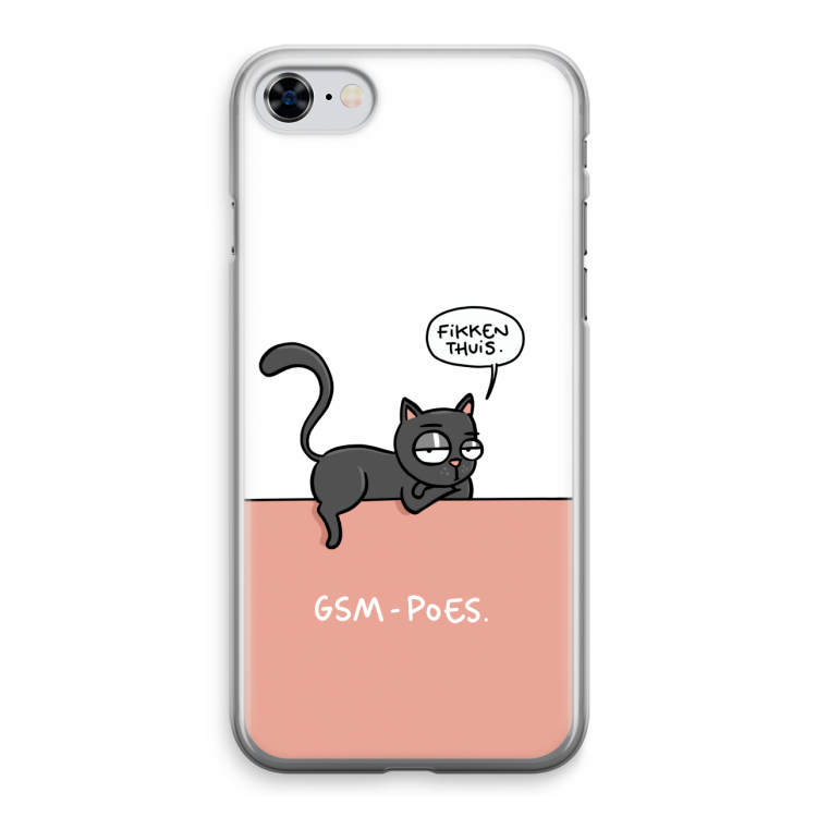 GSM poes: iPhone 8 Transparant Hoesje