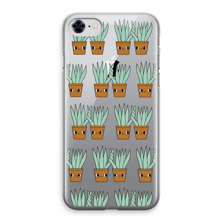 Sansevieria: iPhone 8 Transparant Hoesje