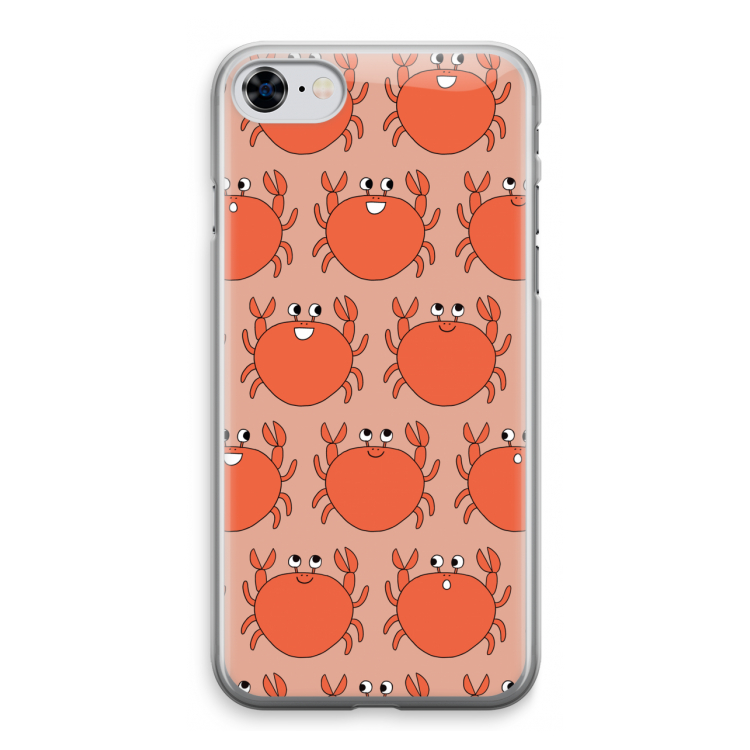 Krab: iPhone 8 Transparant Hoesje