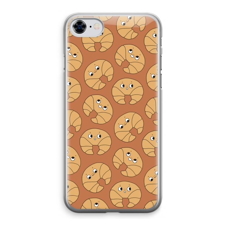 Croissant: iPhone 8 Transparant Hoesje