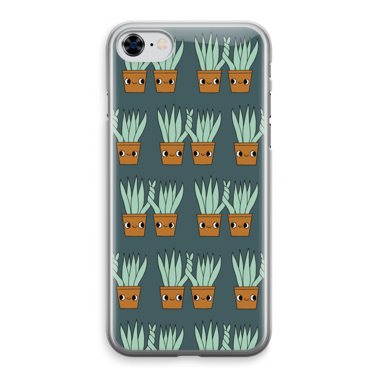 Sansevieria: iPhone 8 Transparant Hoesje