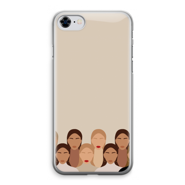 Girls girls girls: iPhone 8 Transparant Hoesje