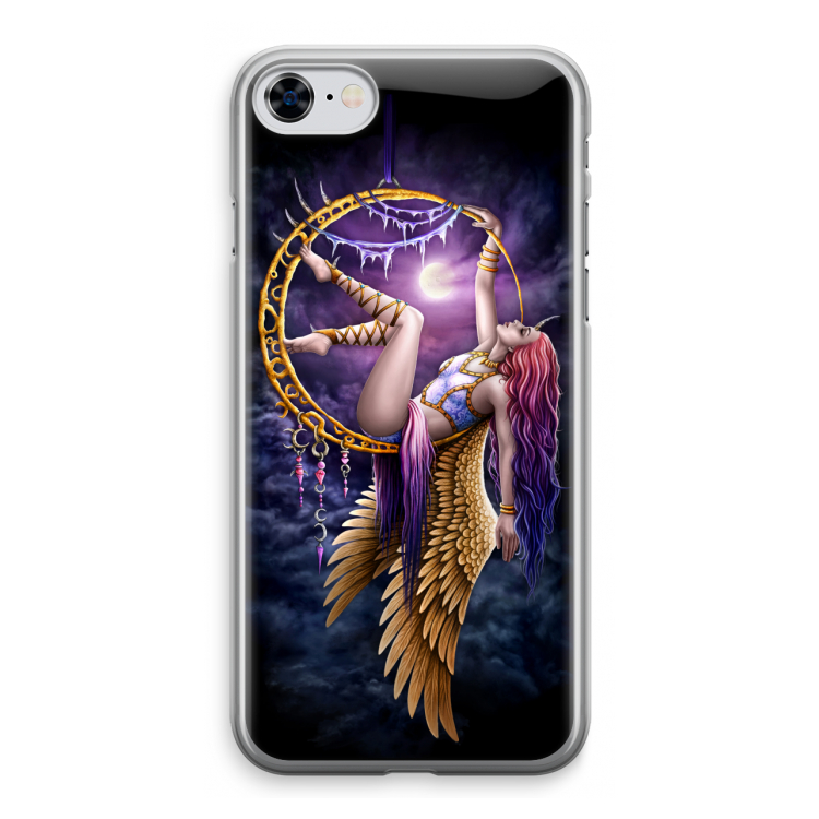 Aerial Angel: iPhone 8 Transparant Hoesje
