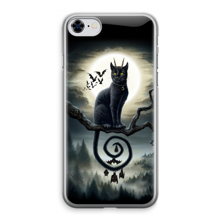 Moonlight Companions: iPhone 8 Transparant Hoesje