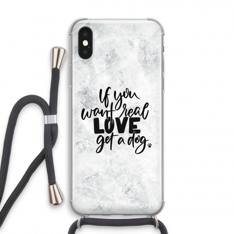 Partner in crime: iPhone X Transparant Hoesje met koord