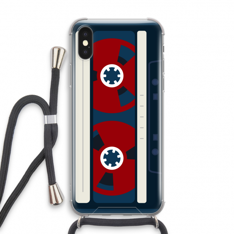 Here's your tape: iPhone X Transparant Hoesje met koord