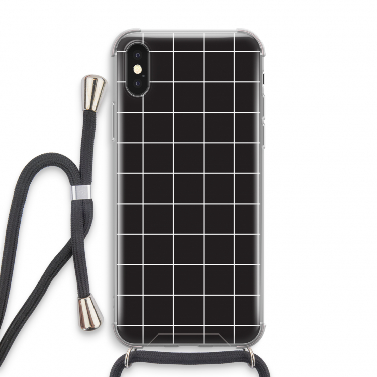 Rooster 2: iPhone X Transparant Hoesje met koord