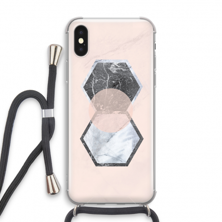 Creatieve toets: iPhone X Transparant Hoesje met koord