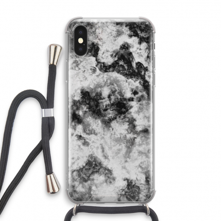 Onweer: iPhone X Transparant Hoesje met koord