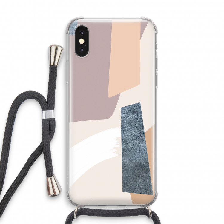 Luca: iPhone X Transparant Hoesje met koord