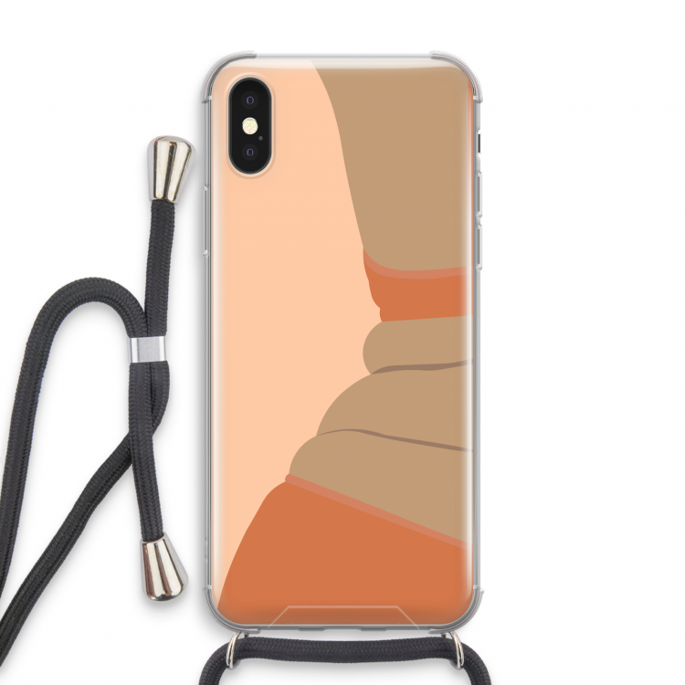 Bikini: iPhone X Transparant Hoesje met koord