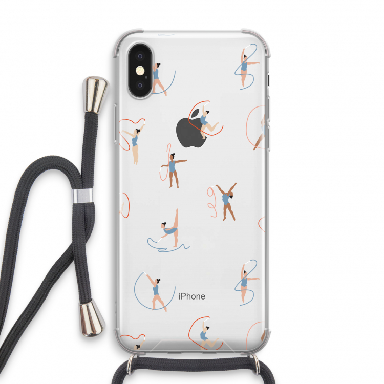 Dancing #3: iPhone X Transparant Hoesje met koord