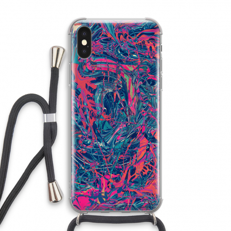 Sleeping Dreams: iPhone X Transparant Hoesje met koord