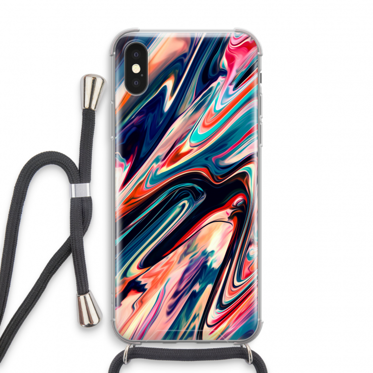 Quantum Being: iPhone X Transparant Hoesje met koord