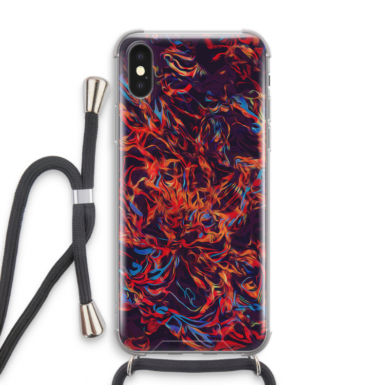 Lucifer: iPhone X Transparant Hoesje met koord