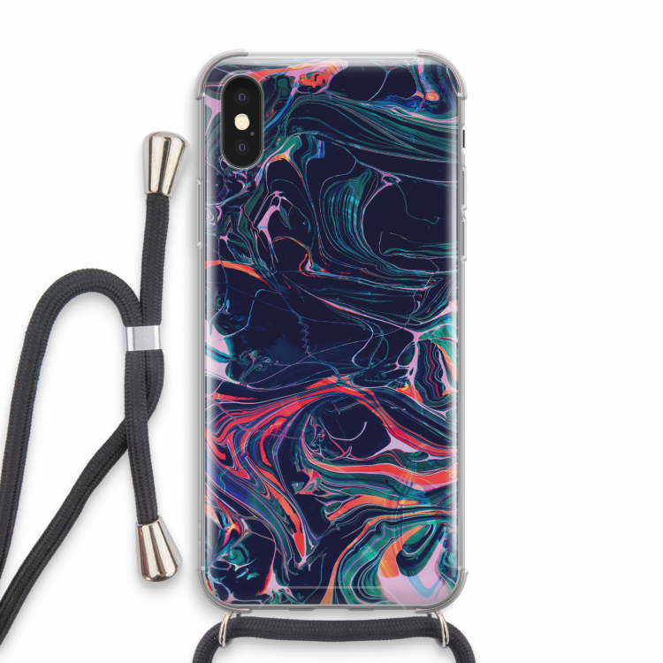 Light Years Beyond: iPhone X Transparant Hoesje met koord