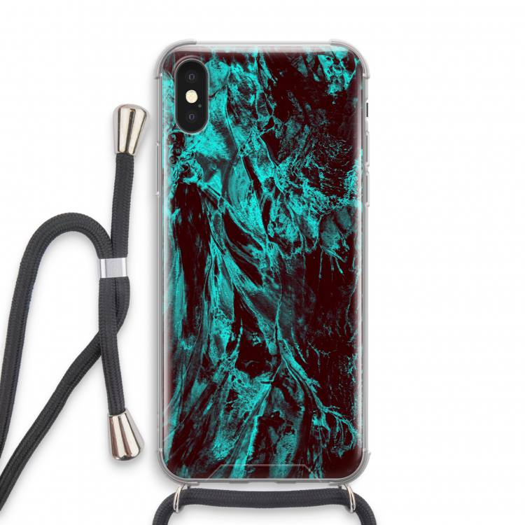 Ice Age: iPhone X Transparant Hoesje met koord