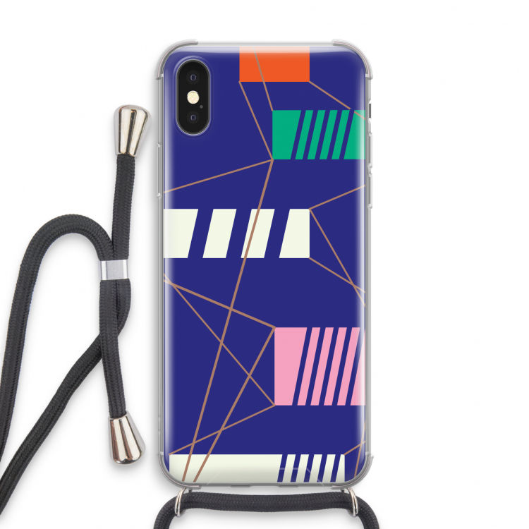 Gestalte 5: iPhone X Transparant Hoesje met koord